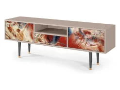 Móvel De Tv* Mueble de TV - 170х59х41 cm - T6 - The City Rises, Latte Bege