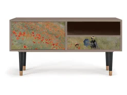 Mueble de TV - 115х59х48 cm - T3 - The Poppy Field , Latte^ Móvel De Tv