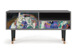 Móvel De Tv| Mueble de TV - 115х59х48 cm - T3 - The Maiden by Klimt, Cinza Cinzento