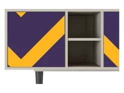 Móvel De Tv* Mueble de TV - 150х69х41 cm - T5 - The Brightest Way, Areia Bege