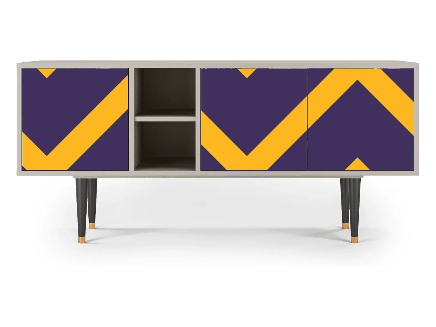 Móvel De Tv* Mueble de TV - 150х69х41 cm - T5 - The Brightest Way, Areia Bege