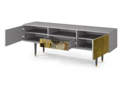 Discount Mueble de TV - 170х59х41 cm - T6 - The Kiss by Klimt , Cinza Cinzento