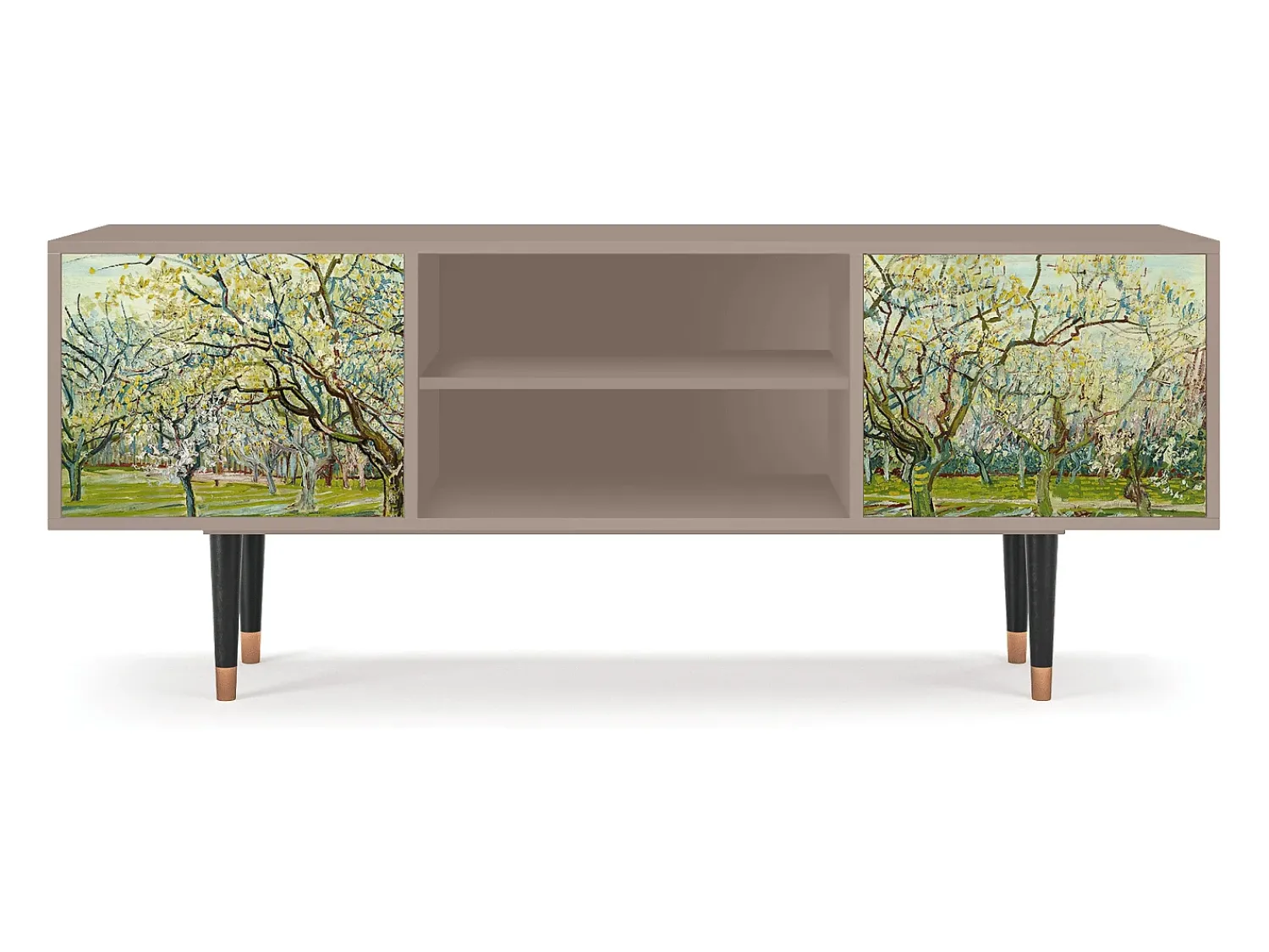 Móvel De Tv* Mueble de TV - 170х69х48 cm - T2 - The Branco Orchard, Latte Bege