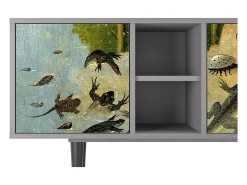 Móvel De Tv* Mueble de TV - 150х69х41 cm - T5 - The Garden by Bosch, Cinza Cinzento