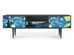 Móvel De Tv| Mueble de TV - 170х59х41 cm - T6 - The Starry Night , Antracite Cinza antracite