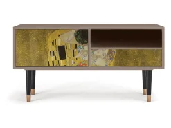 Mueble de TV - 115х59х48 cm - T3 - The Kiss by Klimt , Latte^ Móvel De Tv