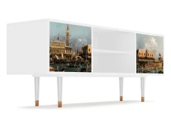 Mueble de TV - 170х69х48 cm - T2 - The Bucintoro, Branco^ Móvel De Tv