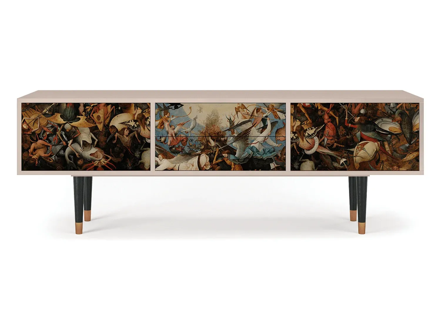Móvel De Tv| Mueble de TV - 170х59х48 cm - T4 - The Fall, Latte Bege