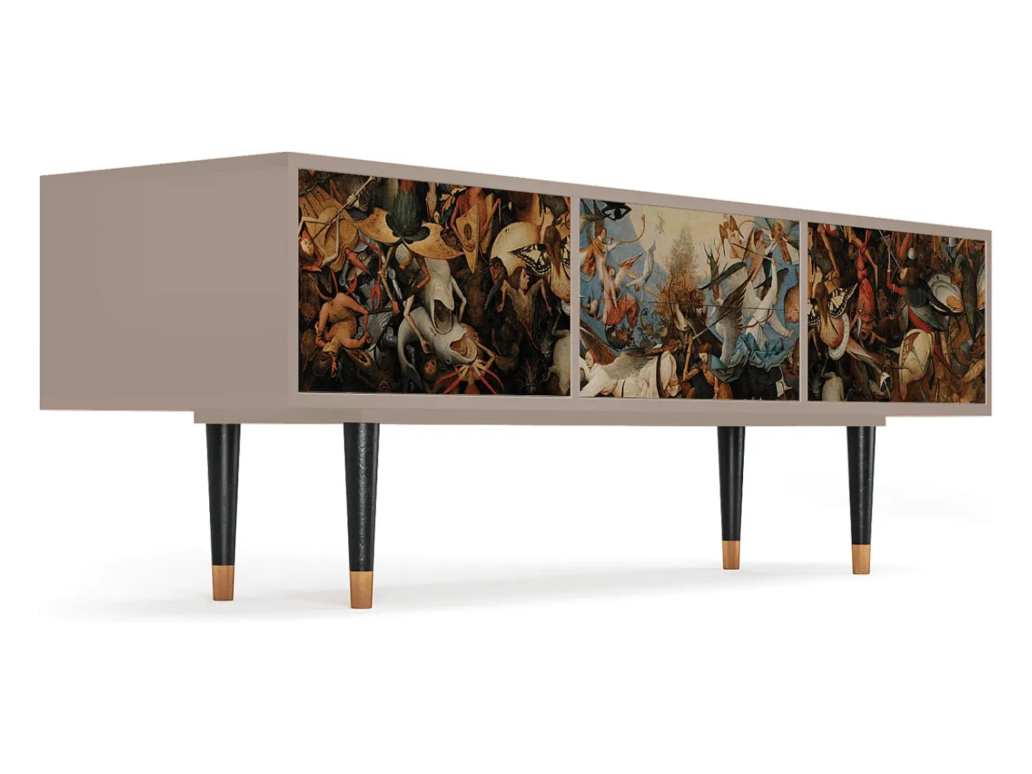 Móvel De Tv| Mueble de TV - 170х59х48 cm - T4 - The Fall, Latte Bege