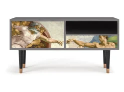 Mueble de TV - 115х59х48 cm - T3 - The Creation of Adam, Areia^ Móvel De Tv