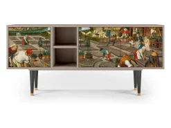 Outlet Mueble de TV - 150х69х41 cm - T5 - The Younger - Spring, Areia Bege