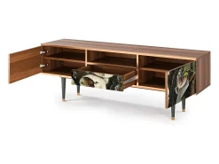 Clearance Mueble de TV - 170х59х41 cm - T6 - The Garden 2, Nogueira Castanho