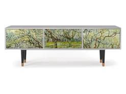 Mueble de TV - 170х59х48 cm - T4 - The Branco Orchard, Cinza^ Móvel De Tv