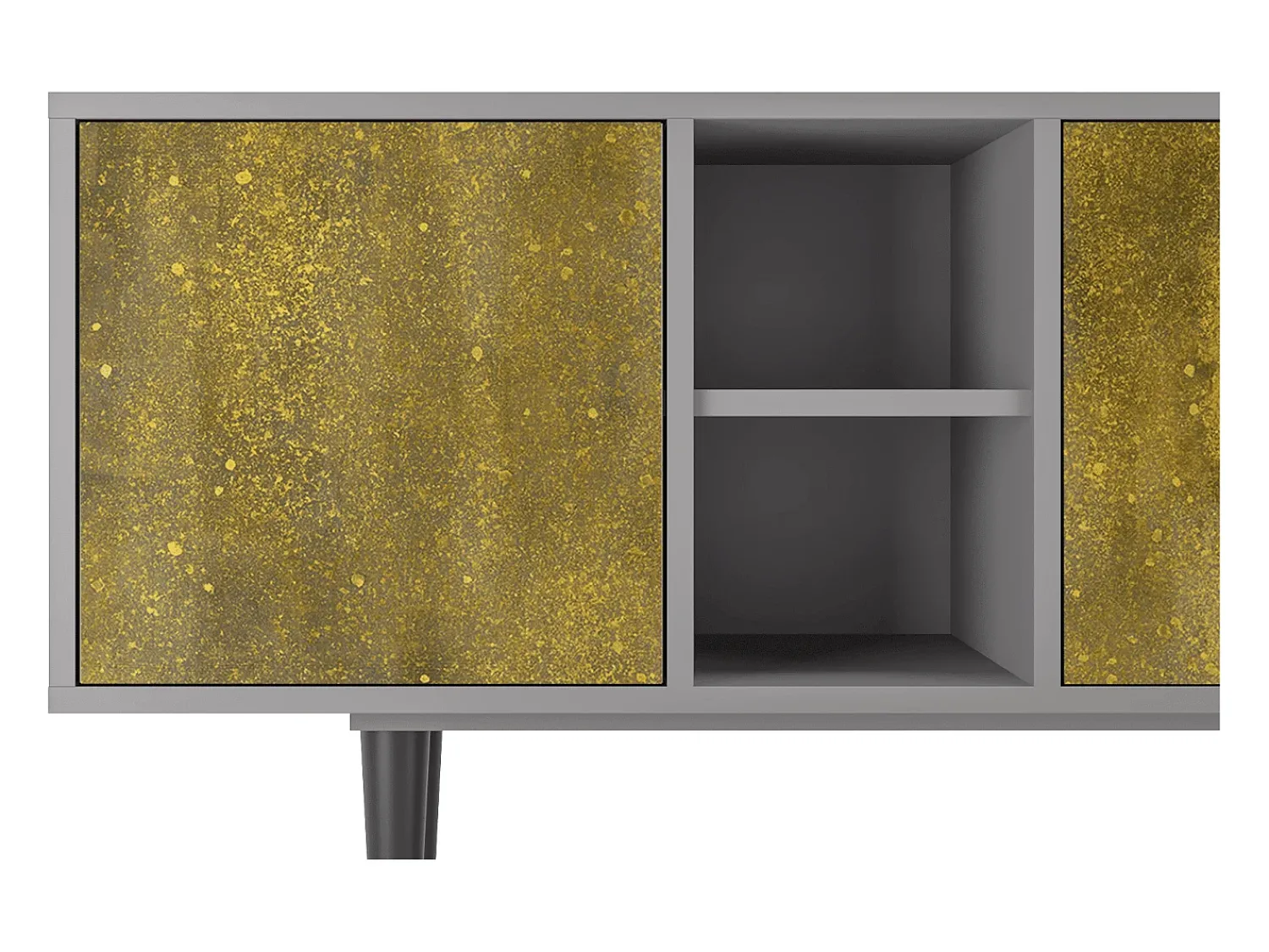 Mueble de TV - 150х69х41 cm - T5 - The Kiss by Klimt , Cinza^ Móvel De Tv