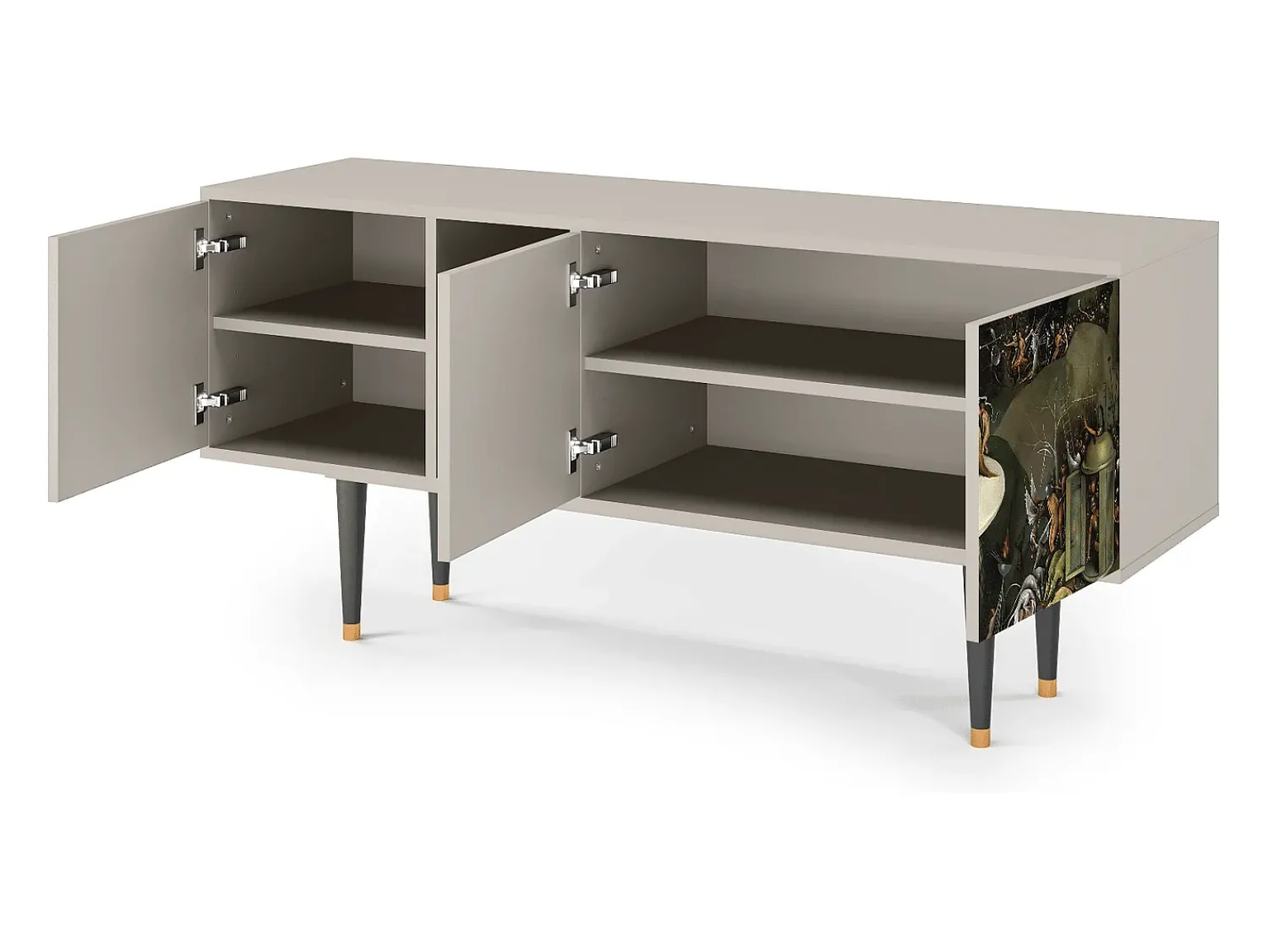 Mueble de TV - 150х69х41 cm - T5 - The Garden 2, Areia^ Móvel De Tv