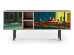 Móvel De Tv| Mueble de TV - 150х69х41 cm - T5 - The Heart of the Andes , Latte Bege