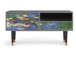 Móvel De Tv| Mueble de TV - 115х59х48 cm - T3 - The water lily pond , Areia Bege