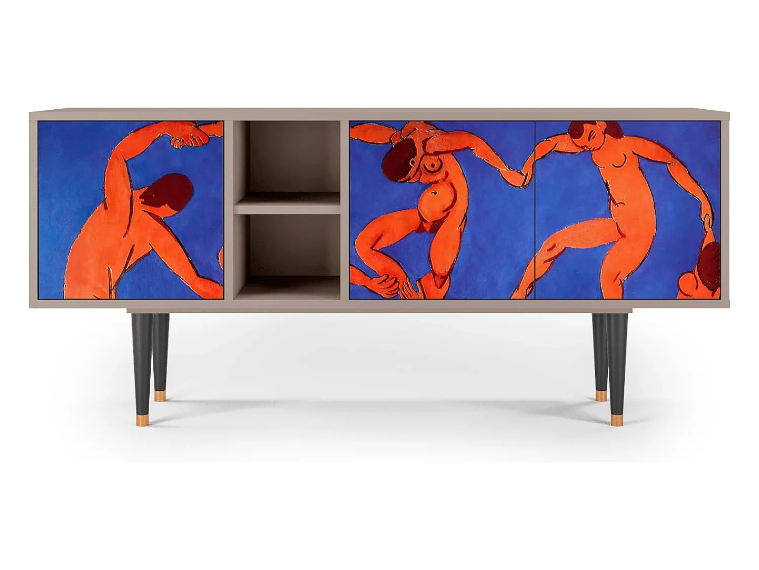 Mueble de TV - 150х69х41 cm - T5 - The Dance by Matisse , Areia Bege