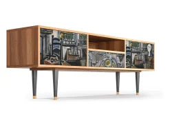 Best Mueble de TV - 170х59х41 cm - T6 - The Studio , Nogueira Castanho