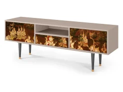 Móvel De Tv| Mueble de TV - 170х59х41 cm - T6 - The Creation of Adam, Latte Bege