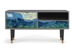 Móvel De Tv* Mueble de TV - 115х59х48 cm - T3 - The Oil Trees, Cinza Cinzento
