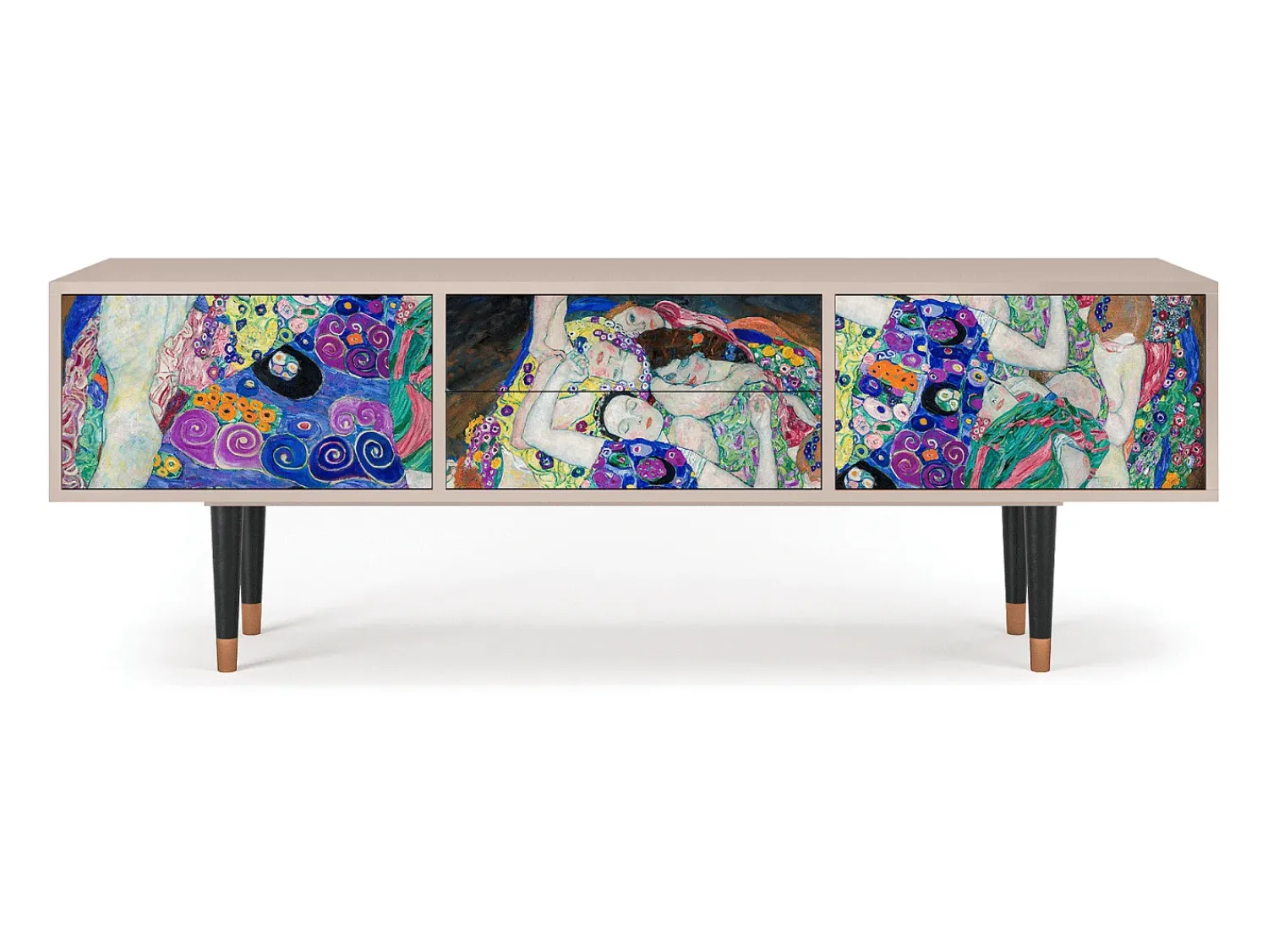 Best Mueble de TV - 170х59х48 cm - T4 - The Maiden by Klimt, Latte Bege