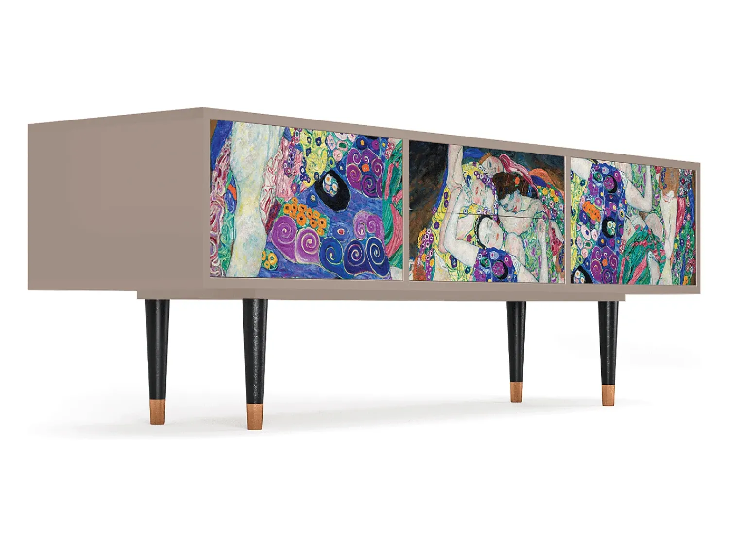 Best Mueble de TV - 170х59х48 cm - T4 - The Maiden by Klimt, Latte Bege