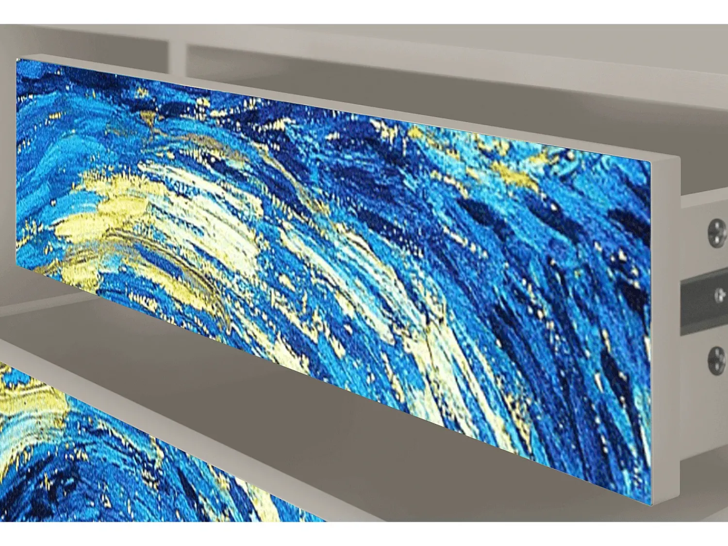 Mueble de TV - 170х59х48 cm - T4 - The Starry Night , Areia^ Móvel De Tv