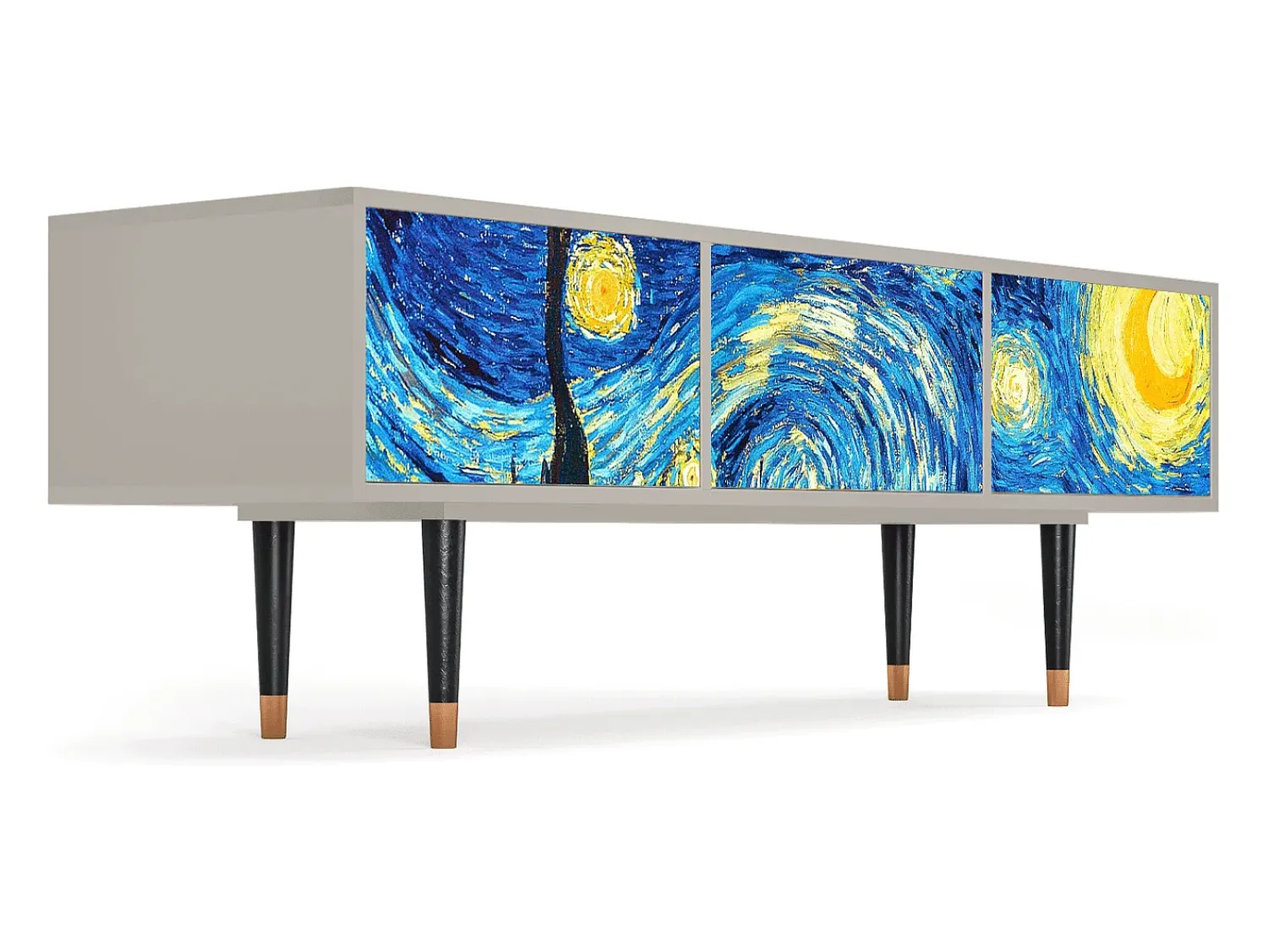 Mueble de TV - 170х59х48 cm - T4 - The Starry Night , Areia^ Móvel De Tv