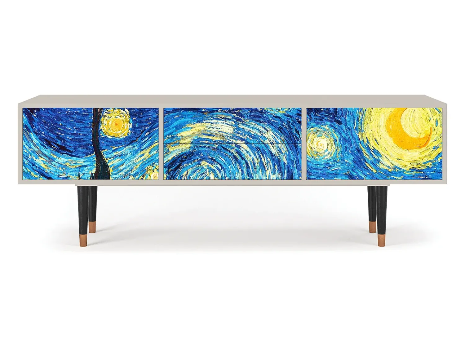 Mueble de TV - 170х59х48 cm - T4 - The Starry Night , Areia^ Móvel De Tv