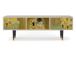 Móvel De Tv* Mueble de TV - 170х59х48 cm - T4 - The Kiss by Klimt , Latte Bege