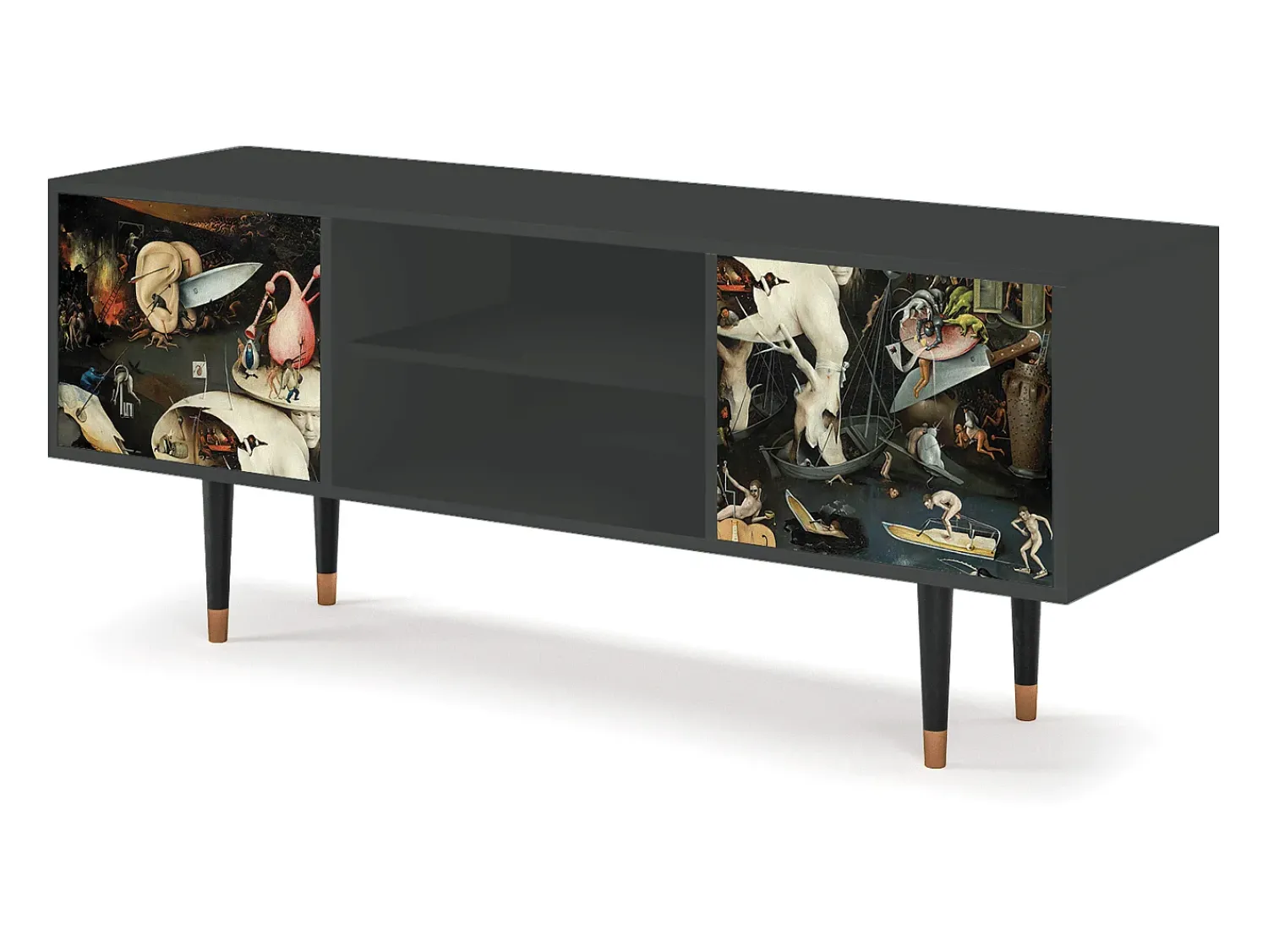 Mueble de TV - 170х69х48 cm - T2 - The Garden 2, Antracite^ Móvel De Tv