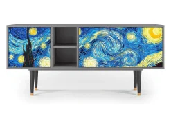 Online Mueble de TV - 150х69х41 cm - T5 - The Starry Night , Cinza Cinzento