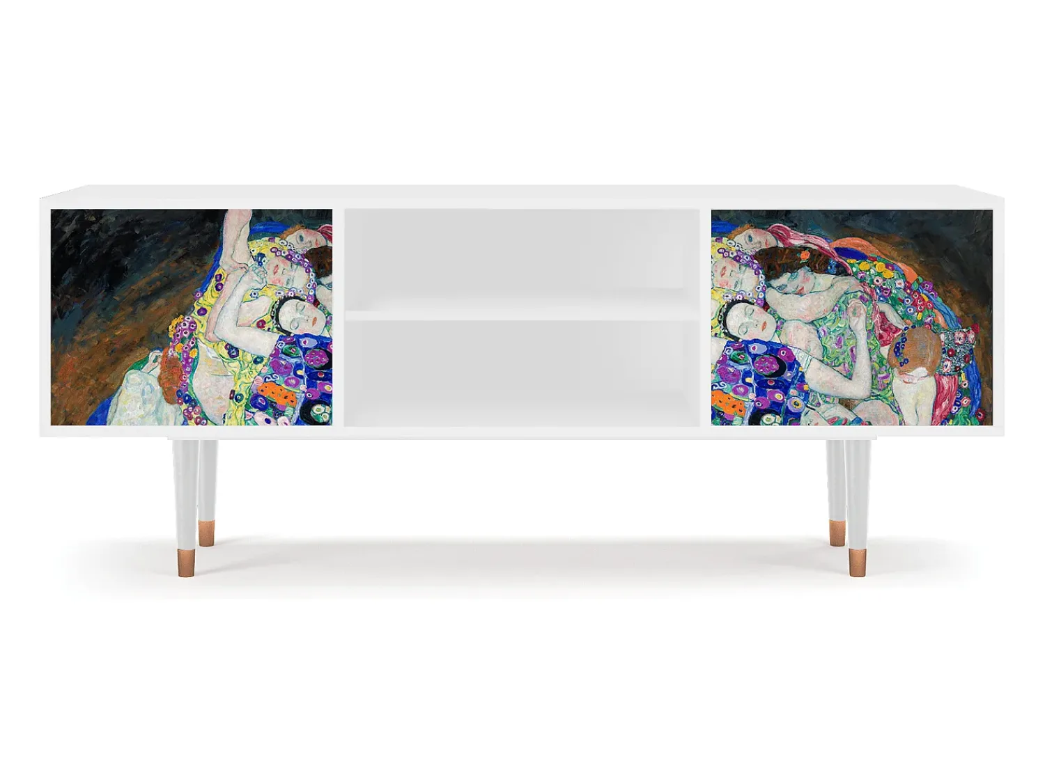 Mueble de TV - 170х69х48 cm - T2 - The Maiden by Klimt, Branco^ Móvel De Tv
