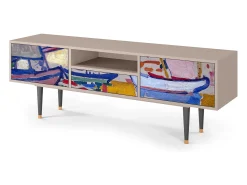 Móvel De Tv| Mueble de TV - 170х59х41 cm - T6 - The Port of Collioure , Areia Bege