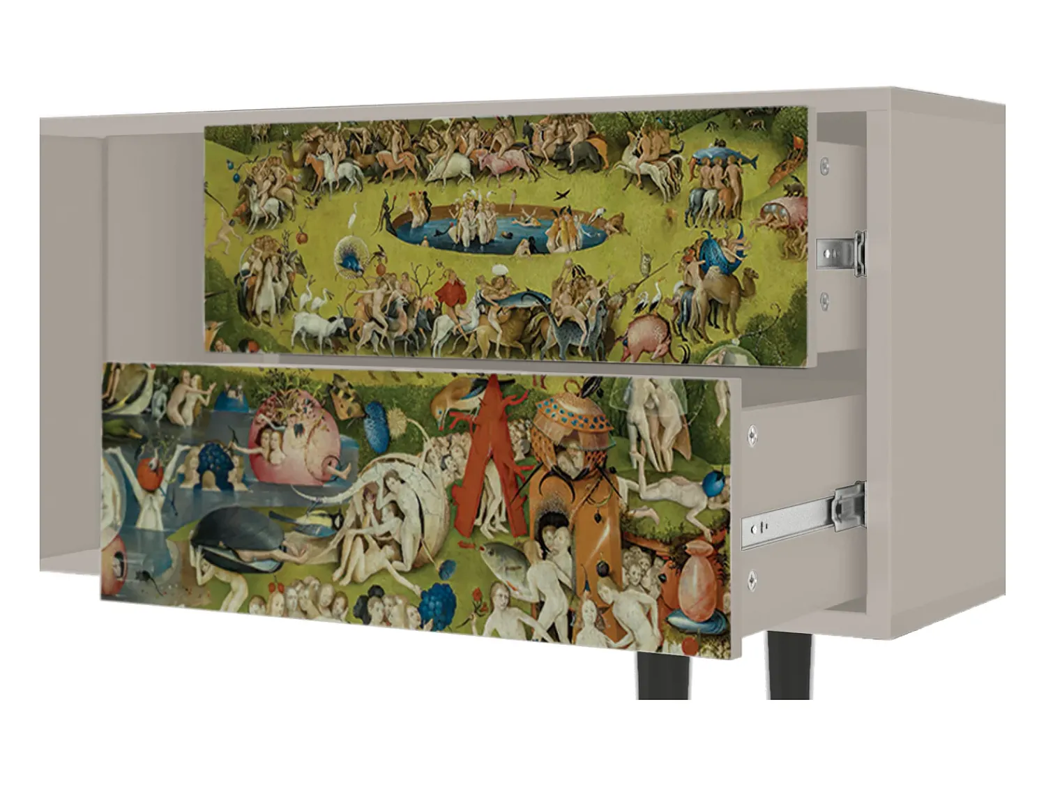 Móvel De Tv* Mueble de TV - 170х69х48 cm - T1 - The Garden 2 by Bosch, Areia Bege