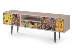 Móvel De Tv| Mueble de TV - 170х59х41 cm - T6 - The Kiss by Klimt , Latte Bege