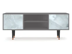 Móvel De Tv| Mueble de TV - 170х69х48 cm - T2 - The Onyx, Cinza Cinzento