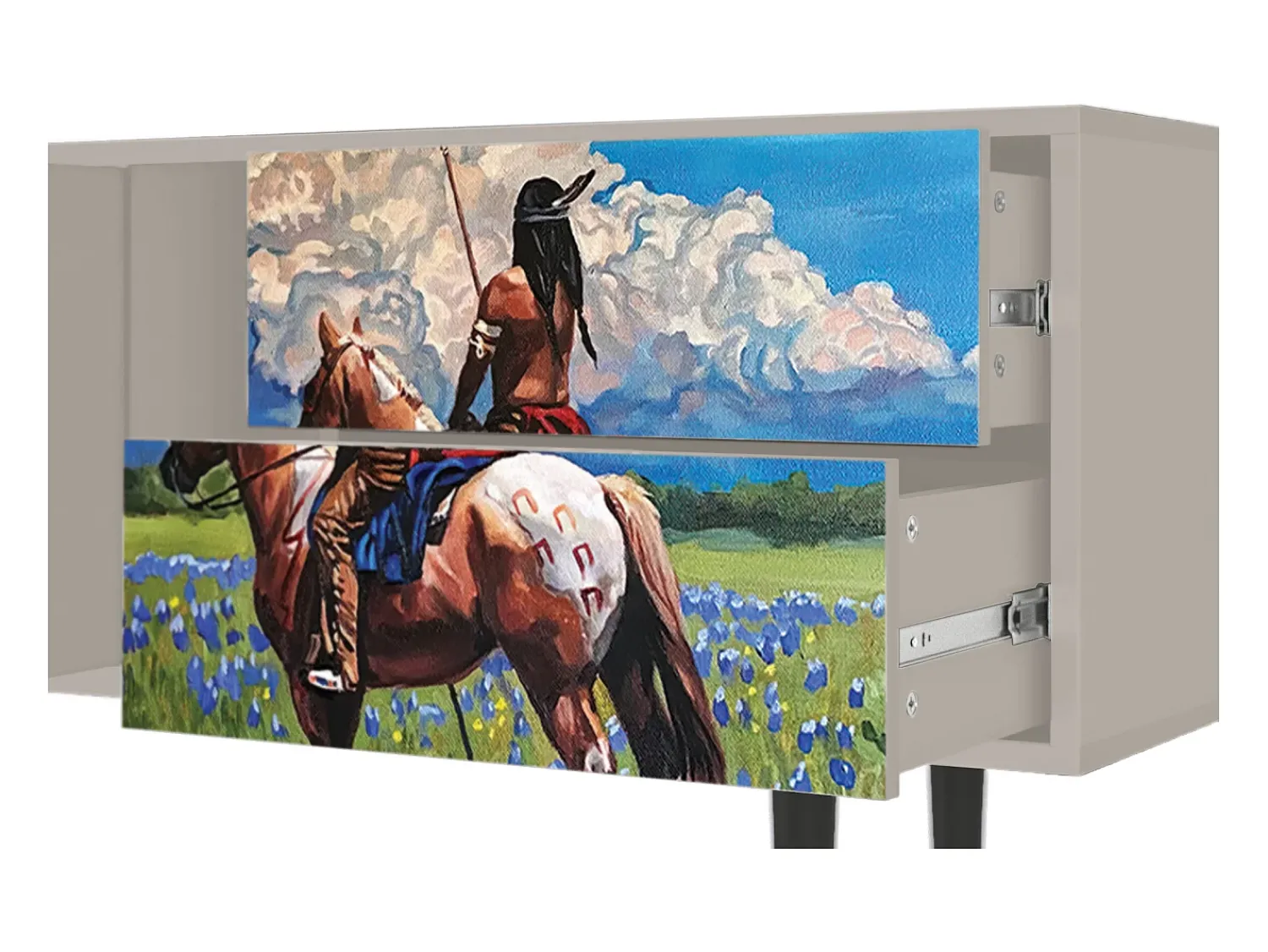 Mueble de TV - 170х69х48 cm - T1 - Thunderheads by Dean, Areia^ Móvel De Tv