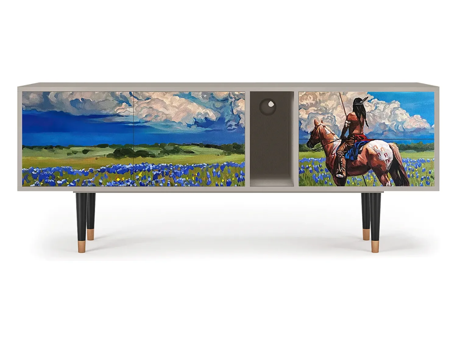 Mueble de TV - 170х69х48 cm - T1 - Thunderheads by Dean, Areia^ Móvel De Tv