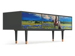 Mueble de TV - 170х59х48 cm - T4 - Thunderheads by Dean, Antracite^ Móvel De Tv