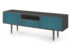 Mueble de TV - 170х59х41 cm - T6 - Turquoise Geometry, Antracite^ Móvel De Tv