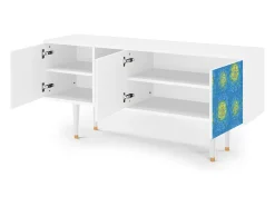 Discount Mueble de TV - 150х69х41 cm - T5 - Van Gogh Lights, Branco Bege