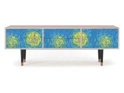Móvel De Tv| Mueble de TV - 170х59х48 cm - T4 - Van Gogh Lights, Latte Bege