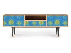 Mueble de TV - 170х59х41 cm - T6 - Van Gogh Lights, Nogueira^ Móvel De Tv