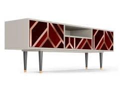 Mueble de TV - 170х59х41 cm - T6 - Velvet 1920's, Areia^ Móvel De Tv