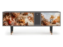 Mueble de TV - 170х69х48 cm - T1 - Versailles, Cinza Cinzento