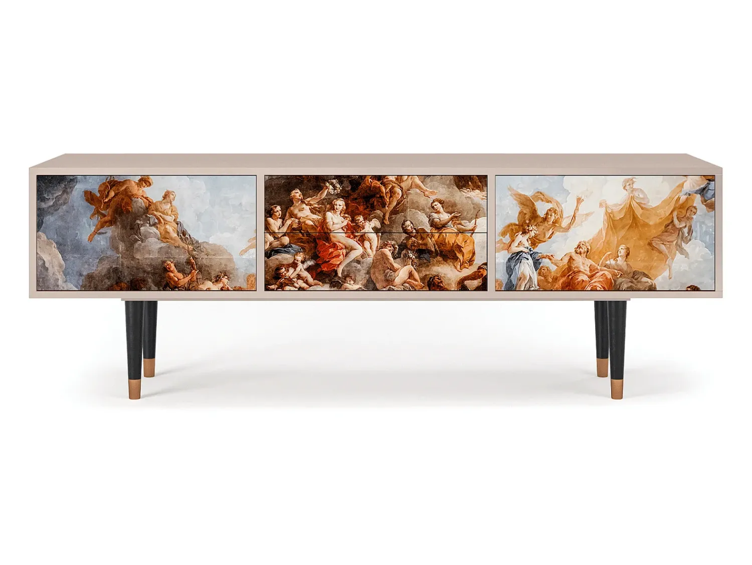 Móvel De Tv| Mueble de TV - 170х59х48 cm - T4 - Versailles, Latte Bege