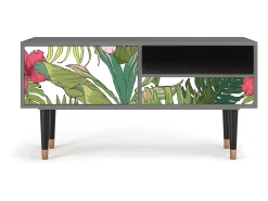 Best Mueble de TV - 115х59х48 cm - T3 - Verdant Tropics, Cinza Cinzento