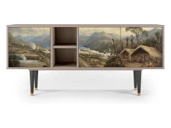 Móvel De Tv| Mueble de TV - 150х69х41 cm - T5 - View Across the Plains , Areia Bege